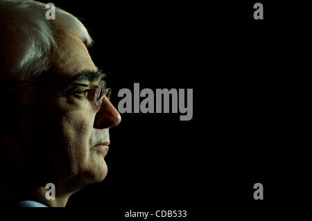 Sep 27, 2010 - Manchester, England, United Kingdom - ALISTAIR DARLING, Shadow Chancellor of the Exchequer, grants an interview over an afternoon break during the Labour Autumn Conference in Manchester. (Credit Image: Stock Photo