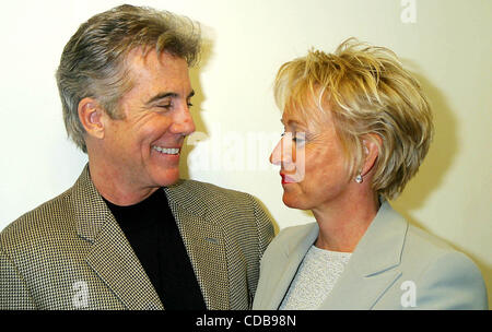 EXCLUSIVE***.JOHN WALSH AND HIS WIFE REVE AT THE INTERNATIONAL RADIO AND TELEVISON'S FOR ''A CONVERSATION WITH JOHN WALSH'' AT NBC IN NEW YORK New York.1/16/2004.  /   2004.K34968JBU(Credit Image: Â© Judie Burstein/Globe Photos/ZUMAPRESS.com) Stock Photo