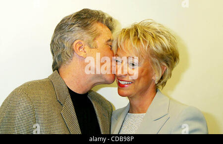 EXCLUSIVE***.JOHN WALSH AND HIS WIFE REVE AT THE INTERNATIONAL RADIO AND TELEVISON'S FOR ''A CONVERSATION WITH JOHN WALSH'' AT NBC IN NEW YORK New York.1/16/2004.  /   2004.K34968JBU(Credit Image: Â© Judie Burstein/Globe Photos/ZUMAPRESS.com) Stock Photo