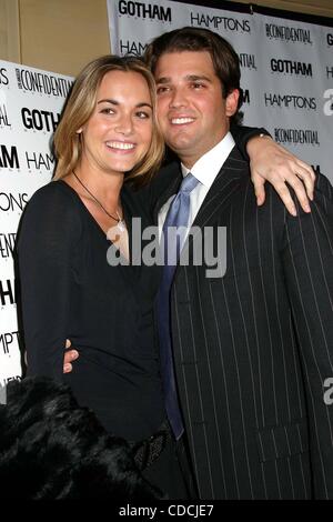 K35304ML.GOTHAM AND LA CONFIDENTIAL CELEBRATE THEIR ANNIVERSARIES GOTHAM HALL, NEW YORK New York 02/02/2004.  /    2004.DONALD TRUMP JR AND GIRLFRIEND VANESSA HAYDON(Credit Image: Â© Mitchell Levy/Globe Photos/ZUMAPRESS.com) Stock Photo