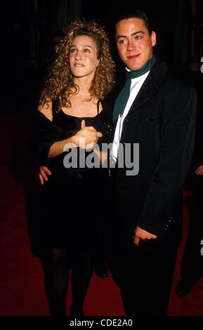 Jan. 1, 2011 - Hollywood, California, U.S. - ACADEMY AWARDS/OSCARS.15417.  1989..SARAH JESSICA PARKER ROBERT DOWNEY JR.(Credit Image: Â© Phil Roach/Globe Photos/ZUMAPRESS.com) Stock Photo