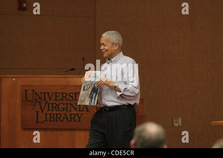 Feb. 22, 2011 - Charlottesville, Virginia, UNITED STATES - JULIAN BOND, Chairman Emeritus and board member of the NAACP and professor, Corcoran Department of History at the University of Virginia, led a discussion on the civil rights movement and the media with guest (not pictured) A. Schardt, journ Stock Photo