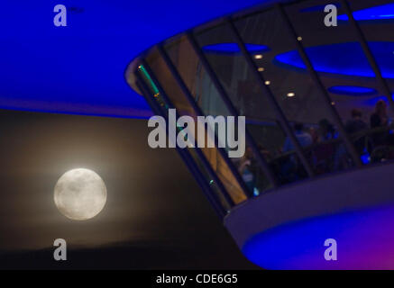 Los Angeles Super Moon Stock Photo - Alamy