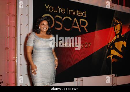 Jan. 25, 2011 - Hollywood, California, U.S. - Mo'Nique during the nominations announcement for the 83rd Academy Awards, held at the Academy of Motion Picture Arts and Sciences, on January 25, 2011, in Beverly Hills, California.. K67041MGE(Credit Image: Â© Michael Germana/Globe Photos/ZUMAPRESS.com) Stock Photo