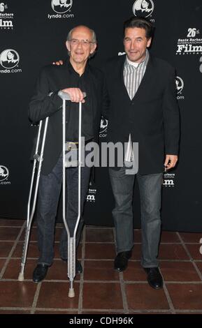 Jan. 31, 2011 - Hollywood, California, U.S. - 26th Santa Barbara International Film Festival Montecito Award presented to Geoffrey Rush and Ensemble Award Presented to the cast of ''The King's Speech'' at the Arlington Theatre in Santa Barbara, CA 2011  1/31/11   2011..CHRISTOPHER LLOYD, BILLY BALDW Stock Photo