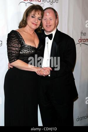 Feb. 7, 2011 - New York, New York, U.S. - PATTI LUPONE AND CHRIS BURKE arrive for The Drama League's 27th Annual All-Star Benefit Gala ''A Musical Celebration of Broadway'' honoring Patti LuPone at the Pierre Hotel in New York on  February 7, 2011. .. K67521SN(Credit Image: © Sharon Neetles/Globe Ph Stock Photo