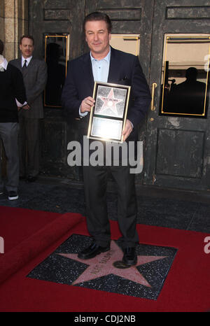 Feb. 14, 2011 - Hollywood, California, U.S. - Actor ALEC BALDWIN receives stra on the walk of fame. (Credit Image: © Lisa O'Connor/ZUMAPRESS.com) Stock Photo