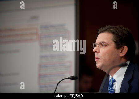 Feb 16, 2011 - Washington, District of Columbia, U.S. - TOM ADAMS, president and CEO of Rosetta Stone Inc. testifies during a Senate Judiciary Committee hearing on ''Targeting Websites Dedicated To Stealing American Intellectual Property. (Credit Image: © Pete Marovich/ZUMAPRESS.com) Stock Photo