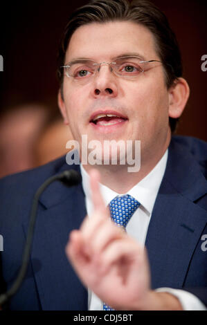 Feb 16, 2011 - Washington, District of Columbia, U.S. - TOM ADAMS, president and CEO of Rosetta Stone Inc. testifies during a Senate Judiciary Committee hearing on ''Targeting Websites Dedicated To Stealing American Intellectual Property. (Credit Image: © Pete Marovich/ZUMAPRESS.com) Stock Photo