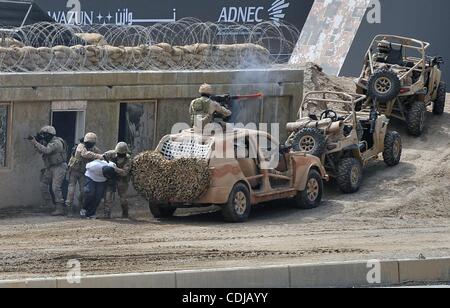 Feb 22, 2011 - Abu Dhabi, United Arab Emirates - The International Defence Exhibition (IDEX) Abu Dhabi Arms Fair is the largest defense equipment exhibition in the Middle East.  (Credit Image: © PhotoXpress/ZUMAPRESS.com) Stock Photo