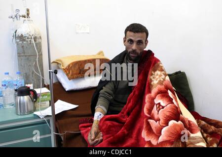 Feb 23, 2011 - Derna, Libya - An injured anti-government protester receives treatment at a hospital in the eastern Libyan town of Derna. Unrest shook Libya in recent days as government crackdowns on protesters have resulted in mass casualties, according to human rights groups. (Credit Image: &#169;  Stock Photo