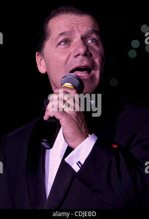 Feb 24, 2011 - Las Vegas, Nevada, USA - Nick D'egidio performs as Frank Sinatra at the 20th Annual Reel Awards, which recognize the talent and achievement in the field of impersonation. Stock Photo