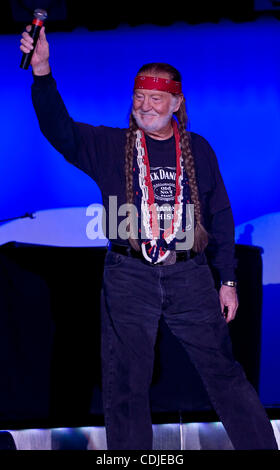 Feb 24, 2011 - Las Vegas, Nevada, USA - Roy Hammock performs as Willie Nelson at the 20th Annual Reel Awards, which recognize the talent and achievement in the field of impersonation. Stock Photo