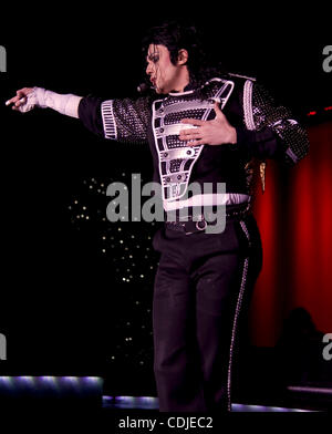 Feb 24, 2011 - Las Vegas, Nevada, USA - Michael Firestone performs as Michael Jackson at the 20th Annual Reel Awards, which recognize the talent and achievement in the field of impersonation. Stock Photo