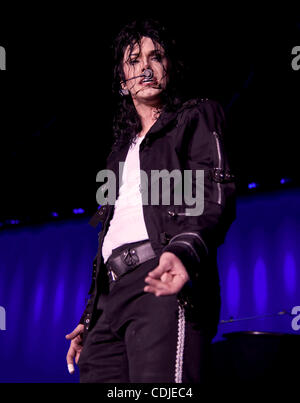 Feb 24, 2011 - Las Vegas, Nevada, USA - Michael Firestone performs as Michael Jackson at the 20th Annual Reel Awards, which recognize the talent and achievement in the field of impersonation. Stock Photo