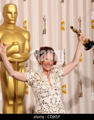 Feb 27, 2011 - Hollywood, California, U.S. - Actress MELISSA LEO wearing a Marc Bouwer dress poses in the press room during the 83rd Annual Academy Awards. (Credit Image: © Lisa O'Conner/ZUMAPRESS.com) Stock Photo