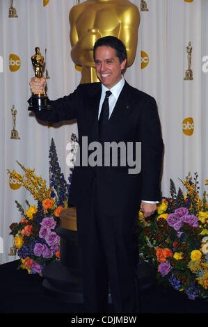 Feb. 27, 2011 - Los Angeles, California, U.S. - Lee Unkrich.83rd Annual Academy Awards - Pressroom  held at The Kodak Theatre,Los Angeles,CA. February 27 - 2011.  2011.K67708LONG(Credit Image: © D. Long/Globe Photos/ZUMAPRESS.com) Stock Photo