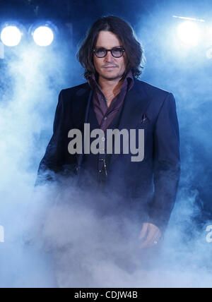 Mar. 3, 2011 - Tokyo, Japan - Actor JOHNNY DEPP attends 'The Tourist' Japan premiere at the Roppongi Hills Arena. The movie will open on March 5 in Japan. (Credit Image: © Shugo Takemi/Jana Press/ZUMAPRESS.com) Stock Photo