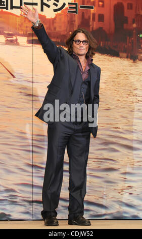 Mar. 3, 2011 - Tokyo, Japan - Actor JOHNNY DEPP attends 'The Tourist' Japan premiere at the Roppongi Hills Arena. The movie will open on March 5 in Japan. (Credit Image: © Junko Kimura/Jana Press/ZUMAPRESS.com) Stock Photo
