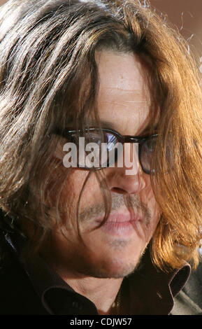 Mar. 3, 2011 - Tokyo, Japan - Actor JOHNNY DEPP attends 'The Tourist' Japan premiere at the Roppongi Hills Arena. The movie will open on March 5 in Japan. (Credit Image: © Junko Kimura/Jana Press/ZUMAPRESS.com) Stock Photo