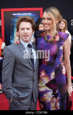 Mar. 6, 2011 - Hollywood, California, U.S. - Mar 6, 2011 - Hollywood, California, USA - Actor SETH GREEN & CLARE GRANT arriving to the 'Mars Needs Moms' World Premiere held at the El Capitan Theatre. (Credit Image: © Lisa O'Connor/ZUMAPRESS.com) Stock Photo