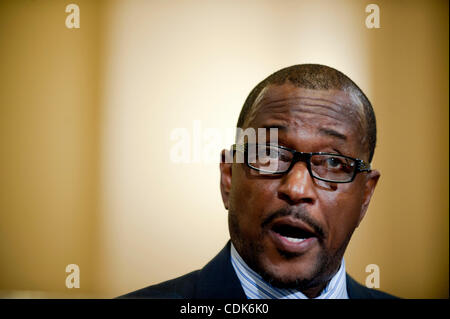 Mar. 10, 2011 - Washington, District of Columbia, U.S. - MELVIN BLEDSOE testifies about how his son Carlos was radicalized by Islamic extremists for at mosques in Nashville, Tennessee. Carlos changed his name to Abdulhakim Mujahid Muhammad and was held responsible for the 2009 fatal attack on an Arm Stock Photo