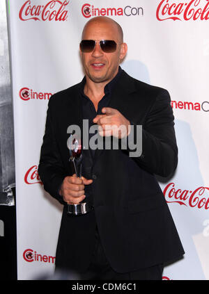 Mar. 31, 2011 - Las Vegas, Nevada, U.S. - Vin Diesel arrives for the CinemaCon 2011 Awards Dinner at Caesars Palace. (Credit Image: © Lisa O'Connor/ZUMAPRESS.com) Stock Photo