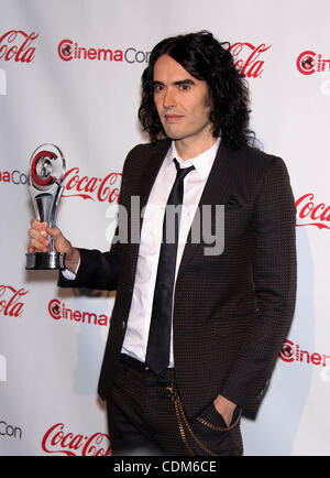 Mar. 31, 2011 - Las Vegas, Nevada, U.S. - Russell Brand arrives for the CinemaCon 2011 Awards Dinner at Caesars Palace. (Credit Image: © Lisa O'Connor/ZUMAPRESS.com) Stock Photo