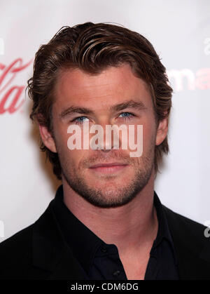 Mar. 31, 2011 - Las Vegas, Nevada, U.S. - Chris Hemsworth arrives for the CinemaCon 2011 Awards Dinner at Caesars Palace. (Credit Image: © Lisa O'Connor/ZUMAPRESS.com) Stock Photo