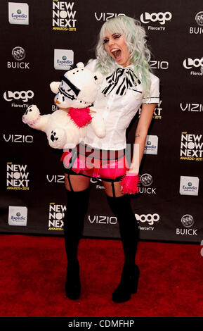 Apr. 07, 2011 - Hollywood, California, USA -  KERLI attends the Logo Network's ''New Now Next Awards'' at The Avalon.(Credit Image: © Brian Cahn/ZUMAPRESS.com) Stock Photo