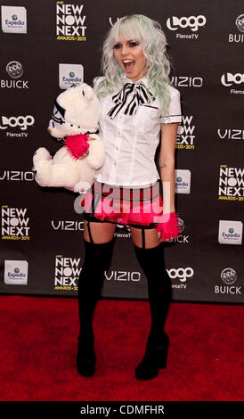 Apr. 07, 2011 - Hollywood, California, USA -  KERLI attends the Logo Network's ''New Now Next Awards'' at The Avalon.(Credit Image: © Brian Cahn/ZUMAPRESS.com) Stock Photo