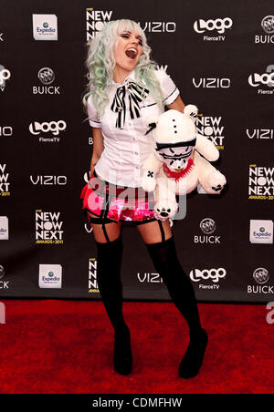 Apr. 07, 2011 - Hollywood, California, USA -  KERLI attends the Logo Network's ''New Now Next Awards'' at The Avalon.(Credit Image: © Brian Cahn/ZUMAPRESS.com) Stock Photo