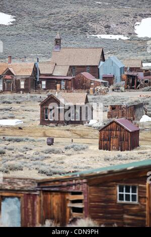 May 14, 2011 - Bodie, California , U.S. - Bodie State Park in the Sierras was once booming mining town but is now a ghost town.  (Credit Image: © Nicolas Czarnecki/ZUMAPRESS.com) Stock Photo