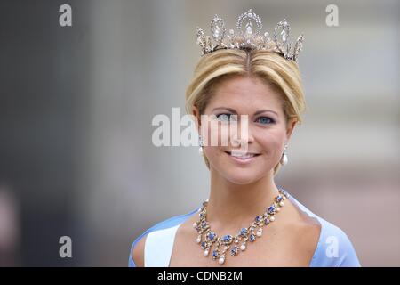 May 17, 2011 - Stockholm, Spain - Princess Madeleine of Sweden attend the wedding of Crown Princess Victoria of Sweden and Daniel Westling on June 19, 2010 in Stockholm, Sweden (Credit Image: © Jack Abuin/ZUMAPRESS.com) Stock Photo