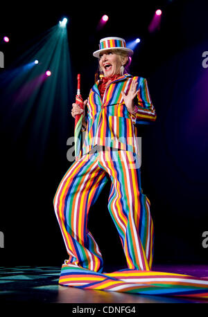 June 03, 2011 - Las Vegas, NV, USA - Judith Stein performs at the 54th Annual Burlesque Reunion Showcase during the Burlesque Hall of Fame Weekend.(Credit Image: © Brian Cahn/ZUMAPRESS.com) Stock Photo