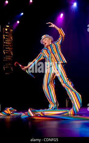 June 03, 2011 - Las Vegas, NV, USA - Judith Stein performs at the 54th Annual Burlesque Reunion Showcase during the Burlesque Hall of Fame Weekend.(Credit Image: © Brian Cahn/ZUMAPRESS.com) Stock Photo