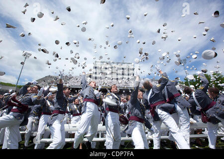 May 21, 2011 - West Point, NY, USA - Cadets at the 2011 graduation of the United States Military Academy at West Point. (Credit Image: © Dan Herrick/ZUMAPRESS.com) Stock Photo