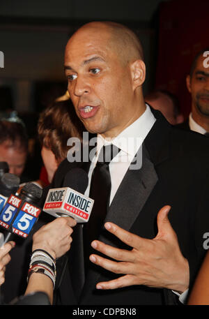 Apr. 26, 2011 - New York, New York, U.S. -  Mayor of Newark, NJ, CORY BOOKER attends the Time 100 Gala held at the Time Warner Center at Columbus Circle. (Credit Image: © Nancy Kaszerman/ZUMAPRESS.com) Stock Photo