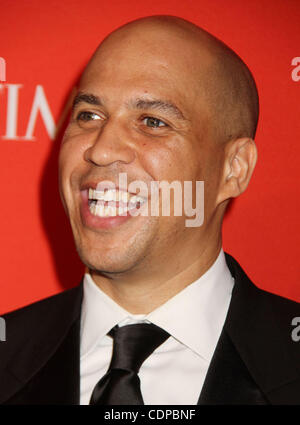 Apr. 26, 2011 - New York, New York, U.S. -  Mayor of Newark, NJ, CORY BOOKER attends the Time 100 Gala held at the Time Warner Center at Columbus Circle. (Credit Image: © Nancy Kaszerman/ZUMAPRESS.com) Stock Photo