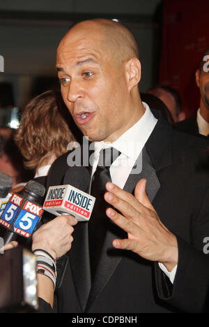 Apr. 26, 2011 - New York, New York, U.S. -  Mayor of Newark, NJ, CORY BOOKER attends the Time 100 Gala held at the Time Warner Center at Columbus Circle. (Credit Image: © Nancy Kaszerman/ZUMAPRESS.com) Stock Photo