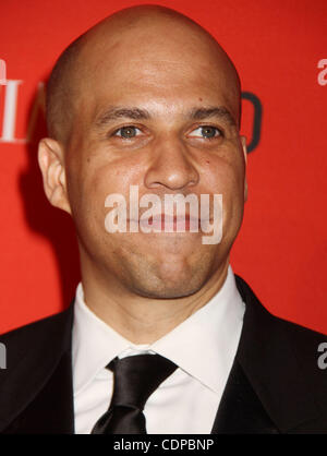 Apr. 26, 2011 - New York, New York, U.S. -  Mayor of Newark, NJ, CORY BOOKER attends the Time 100 Gala held at the Time Warner Center at Columbus Circle. (Credit Image: © Nancy Kaszerman/ZUMAPRESS.com) Stock Photo