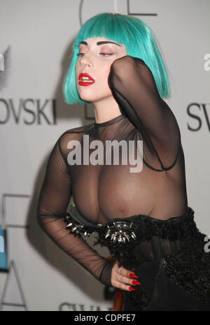Lady Gaga attends the 2011 CFDA Fashion Awards at Alice Tully Hall on Monday, June 6, 2011, in New York. (AP Photo/Peter Kramer Stock Photo - Alamy