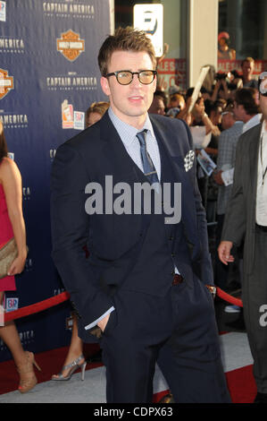 July 19, 2011 - Los Angeles, California, U.S. - Chris Evans  Attending The Los Angeles Premiere ''Captain America: The First Avenger'' Held At The El Capitan Theatre In Hollywood, California On 7/19/11. 2011(Credit Image: Â© D. Long/Globe Photos/ZUMAPRESS.com) Stock Photo