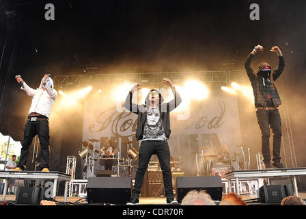 May. 22, 2011 - Columbus, Ohio; USA - Musicians HOLLYWOOD UNDEAD  performs live as part of the 5th Annual Rock on the Range Music Festival that is taking place at the Crew Stadium located in Columbus. Copyright 2011 Jason Moore. (Credit Image: © Jason Moore/ZUMAPRESS.com) Stock Photo