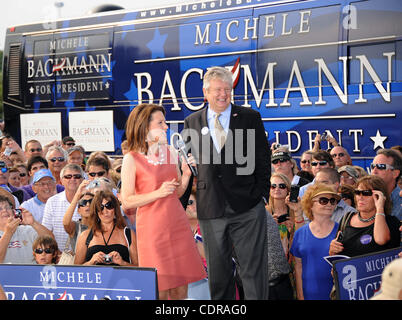 Jun 28, 2011 - Myrtle Beach, South Carolina; USA - Congresswoman MICHELE BACHMANN along with her husband MARCUS BACHMANN appears at the  Presidential ralley that kicks off  her 2012 run for the White House at the Ripleys Aquarium at Broadway at the Beach. Copyright 2011 Jason Moore. (Credit Image: © Stock Photo