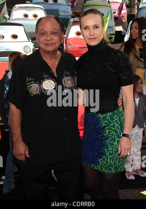 June 18, 2011 - Hollywood, California, U.S. - Cheech Marin & Natasha arrives for the premiere of the film 'Cars 2' at the El Capitan theater. (Credit Image: © Lisa O'Connor/ZUMAPRESS.com) Stock Photo