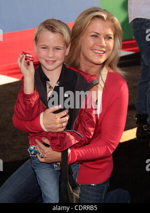 June 18, 2011 - Hollywood, California, U.S. - Alison Sweeney & Benjamin arrives for the premiere of the film 'Cars 2' at the El Capitan theater. (Credit Image: © Lisa O'Connor/ZUMAPRESS.com) Stock Photo