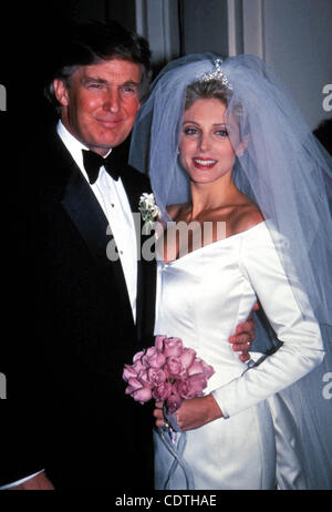 I6730.WEDDING OF DONALD TRUMP AND MARLA MAPLES.12/20/1993.(Credit Image: Â© Judie Burstein/Globe Photos/ZUMAPRESS.com) Stock Photo