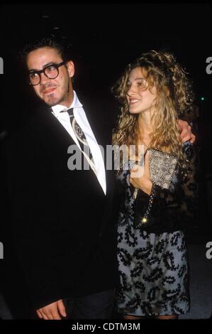 Jan. 1, 2011 - Hollywood, California, U.S. - ROBERT DOWNEY JR. AND SARAH JESSICA PARKER.1988.I193.(Credit Image: Â© Phil Roach/Globe Photos/ZUMAPRESS.com) Stock Photo