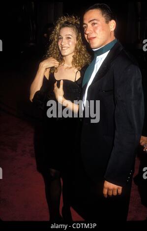 Jan. 1, 2011 - Hollywood, California, U.S. - SARAH JESSICA PARKER AND ROBERT DOWNEY JR..1989.I5417.(Credit Image: Â© Phil Roach/Globe Photos/ZUMAPRESS.com) Stock Photo